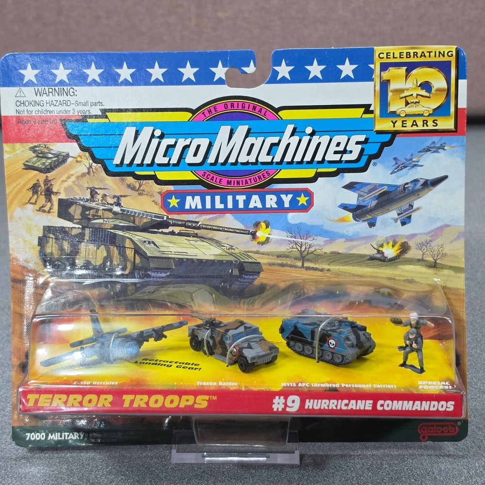 Galoob Micro Machines Military Terror Troops #9 Hurricane Commandos New NIB 1997